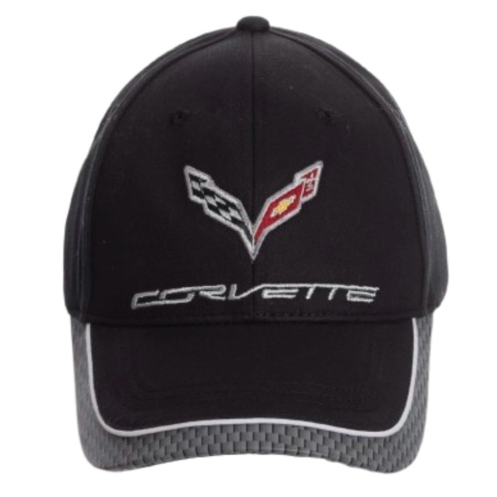 Calhoun Black Officially Licensed Chevrolet Corvette Hat Adjustable NWT